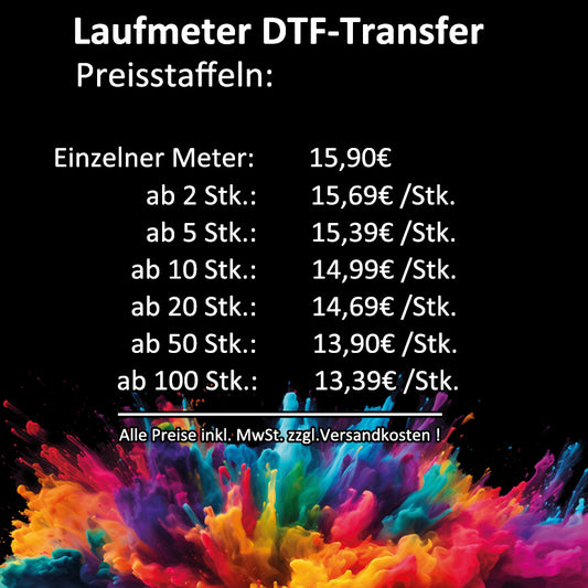 DTF Transfer “Meterware“