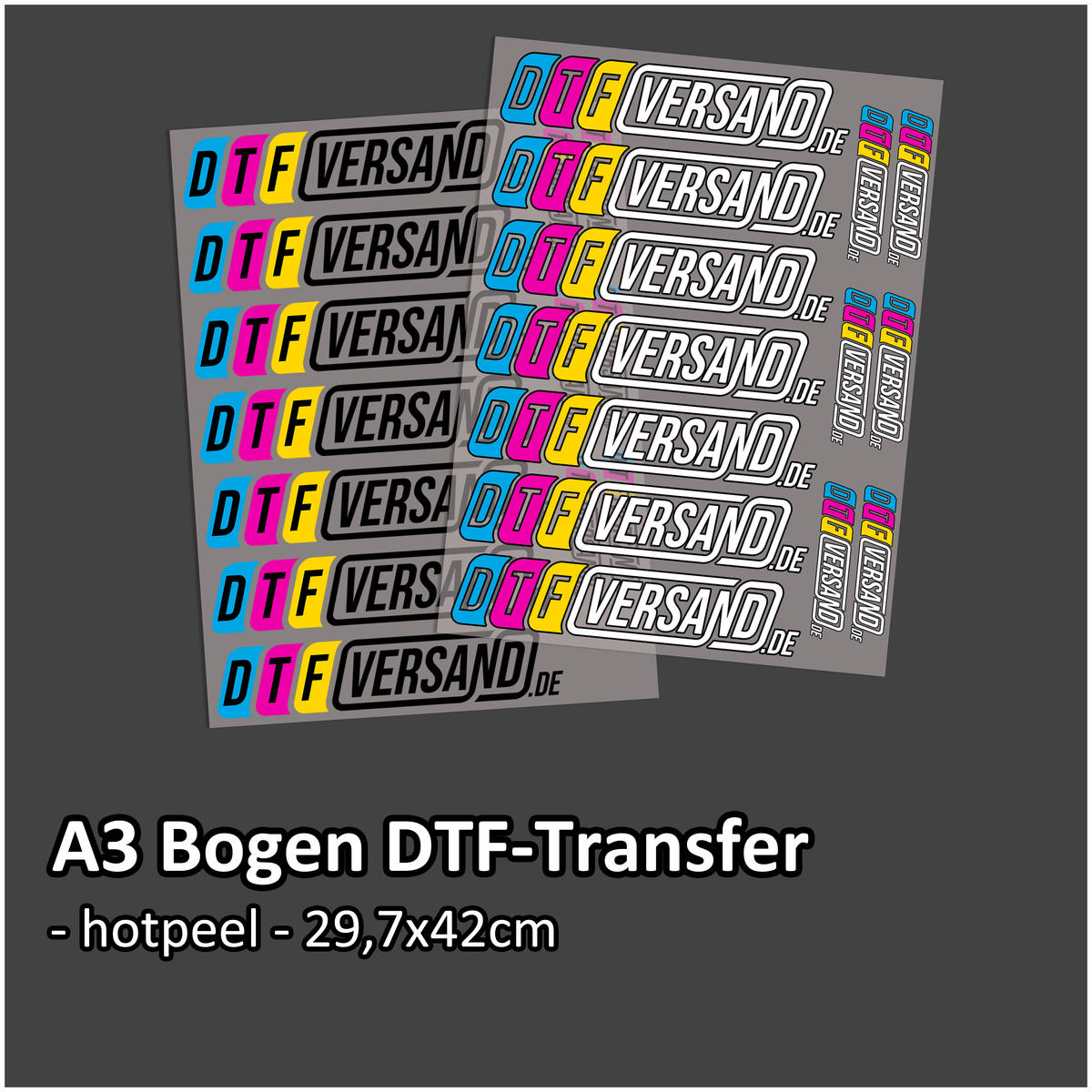 DTF Transfer „A3 Bogen“