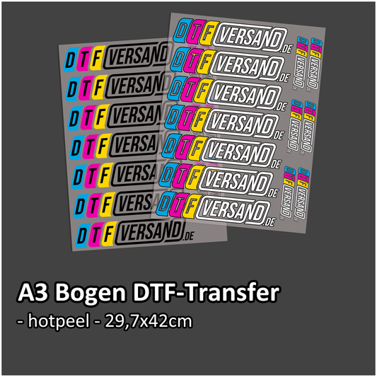 DTF Transfer „A3 Bogen“