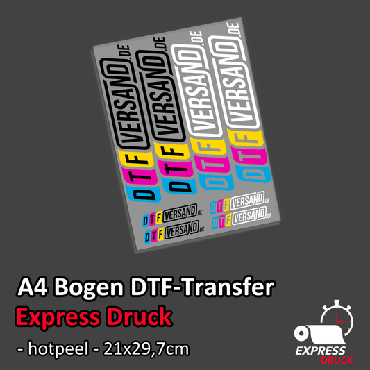 DTF Transfer „A4 Bogen Express“